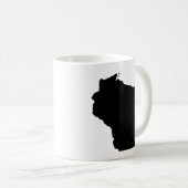 Overzicht van de staat Wisconsin Koffiemok (Voorkant rechts)