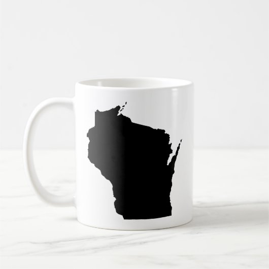 Overzicht van de staat Wisconsin Koffiemok (Links)