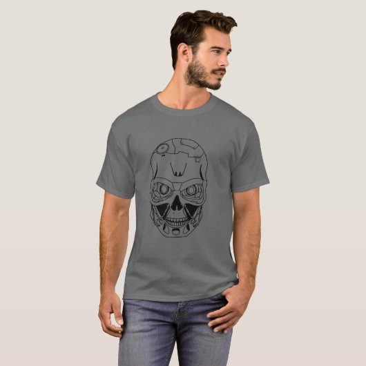 Overzicht van de Terminator T-shirt (Voorkant volledig)