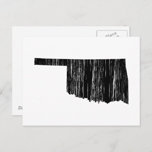 Overzicht van de toestand van het land in nood Okl Briefkaart (Voorkant / Achterkant)