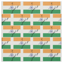 Overzicht van de vlag van INDIA Stof