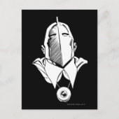 Overzicht van Dr. Fate Mask Briefkaart (Voorkant)