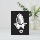 Overzicht van Dr. Fate Mask Briefkaart (Staand voorkant)