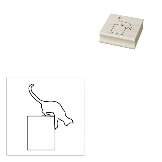 Overzicht van een kunststempel met klimmende scrap rubberstempel (Gestempeld)