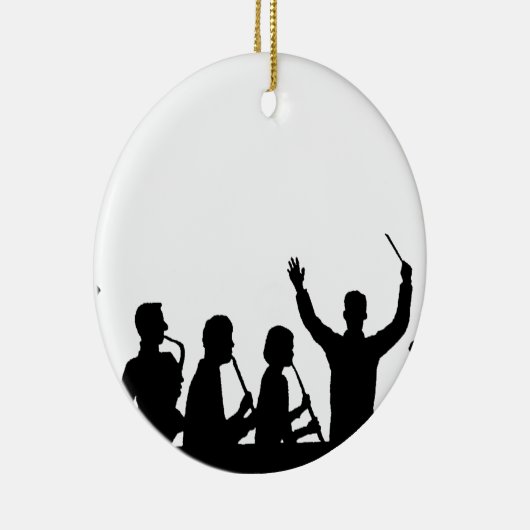 Overzicht van geleider en band zwart op wit keramisch ornament (Rechts)