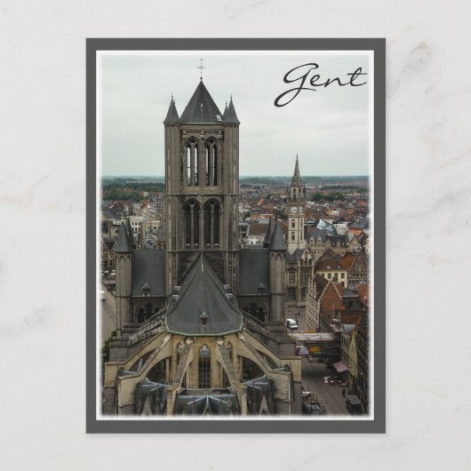 Overzicht van Gent Briefkaart (Voorkant)