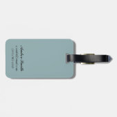 Overzicht van het Banff Springs Hotel Poster Bagagelabel (Achterkant horizontaal)