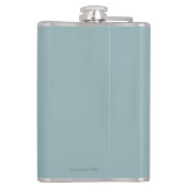 Overzicht van het Banff Springs Hotel Poster Heupfles (Achterkant)