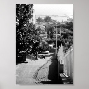 Overzicht van het district Algiers in Vintage Alge