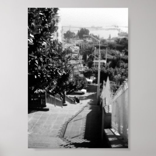 Overzicht van het district Algiers in Vintage Alge (Voorkant)