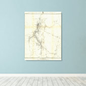 Overzicht van het district Washoe Canvas Afdruk (Insitu (Houten vloer))