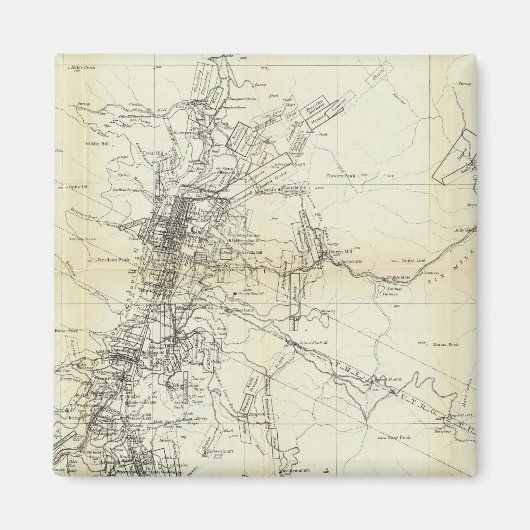 Overzicht van het district Washoe Magneet (Voorkant)