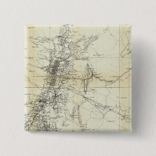 Overzicht van het district Washoe Vierkante Button 5,1 Cm