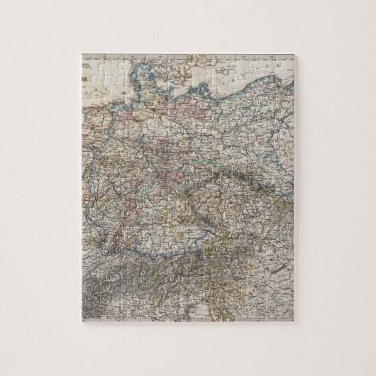 Overzicht van het Duitse Rijk Legpuzzel (Verticaal)