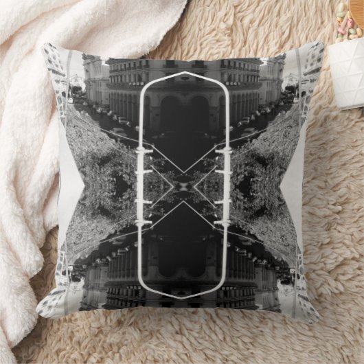 Overzicht van het gebouw Algiers in  Algerije — Mo Kussen (Deken)