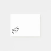 Overzicht van het Huilen van de Wolf Post-it® Notes (Voorkant)