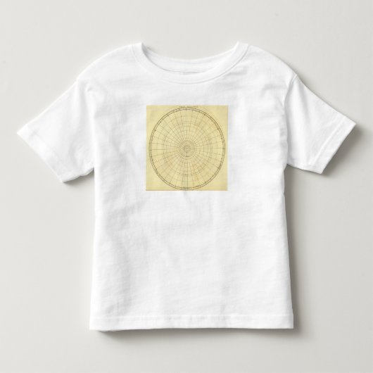 Overzicht van het zuidelijk halfrond kinder shirts (Voorkant)