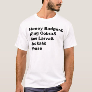 Overzicht van Honey Badger T-shirt