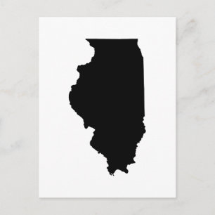 Overzicht van Illinois State Briefkaart