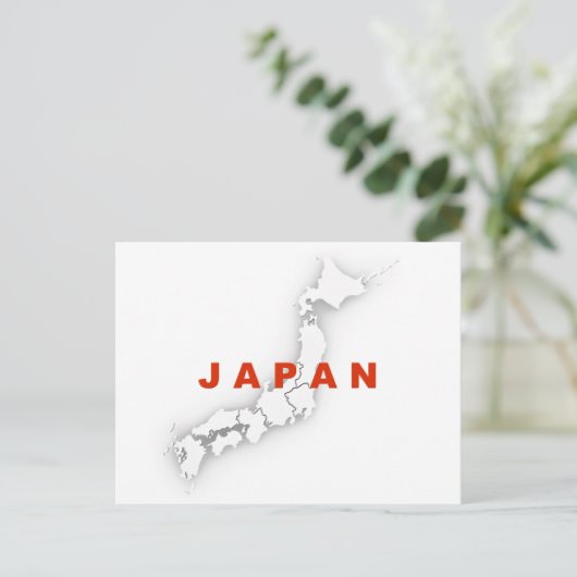 Overzicht van Japan Briefkaart (Staand voorkant)