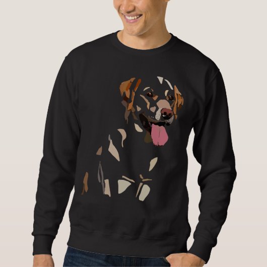 Overzicht van Labrador Retriever Trui (Voorkant)