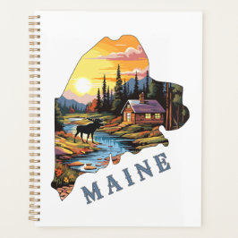 Overzicht van Maine State Cabin Moose Planner