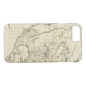 Overzicht van Noord-Amerika Case-Mate iPhone Case (Achterkant (Horizontaal))