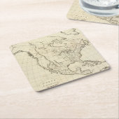 Overzicht van Noord-Amerika Kartonnen Onderzetters (Schuin)