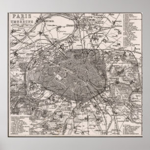  overzicht van Parijs Frankrijk (1873)
