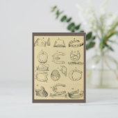  overzicht van soorten hoefijzers briefkaart (Staand voorkant)