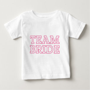 Overzicht van teambride roze