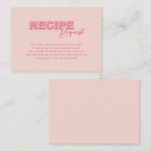 Overzicht Vettype Tekst Bridal Ontvangstkaart Visitekaartje (Voorkant / Achterkant)