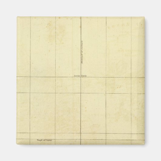 Overzicht wereldkaart magneet (Voorkant)