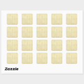 Overzicht wereldkaart vierkante sticker (Vel)