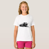 Overzichtelijke Lounge Hond Tee T-shirt (Voorkant volledig)