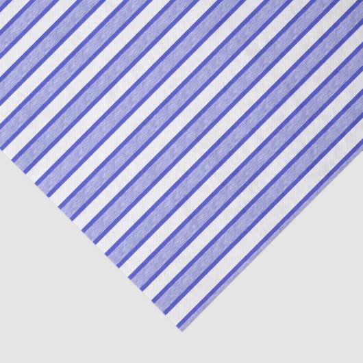 Overzichtelijke strepen blauw tissuepapier (Detail)