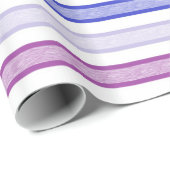 Overzichtelijke strepen Breder Spectrum Regenboog Cadeaupapier (Rol Hoek)