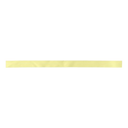 Overzichtelijke strepen geel satijnen lint (Voorkant)