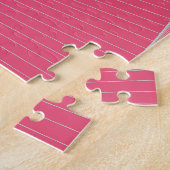 Overzichtelijke vierkante vortex, fluweelroze. legpuzzel (Zijkant)