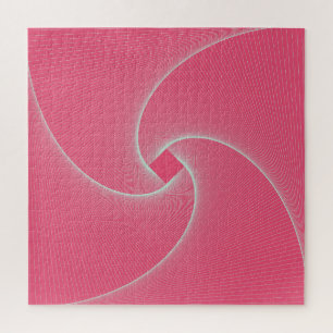 Overzichtelijke vierkante vortex, fluweelroze. legpuzzel