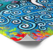 Overzichtsdruk middernacht poster (Hoek)