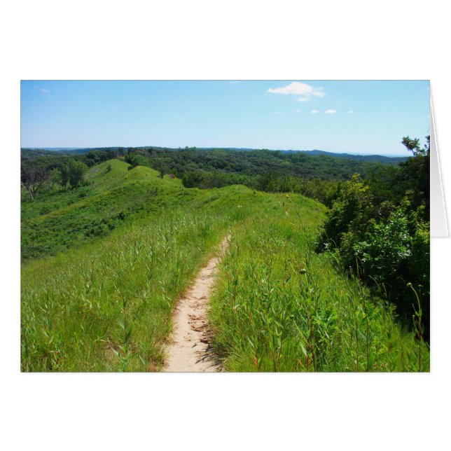 Overzichtspad van het staatsbos van Loess Hills, I (Voorkant Horizontaal)