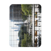 Overzien Columbus Cirkel New York City Foto Magneet (Verticaal)