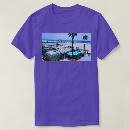 Overzien Hermosa Beach T-shirt (Design voorkant)