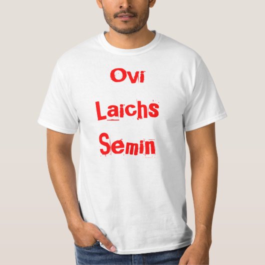Ovi Laichs Semin T-shirt (Voorkant)