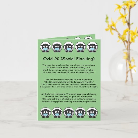 Ovid-20 (sociale flocking) kaart (Gele Bloem)