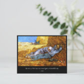 Ovid: Ga rusten Briefkaart (Staand voorkant)