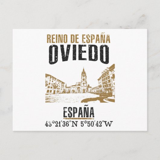 Oviedo Briefkaart (Voorkant)