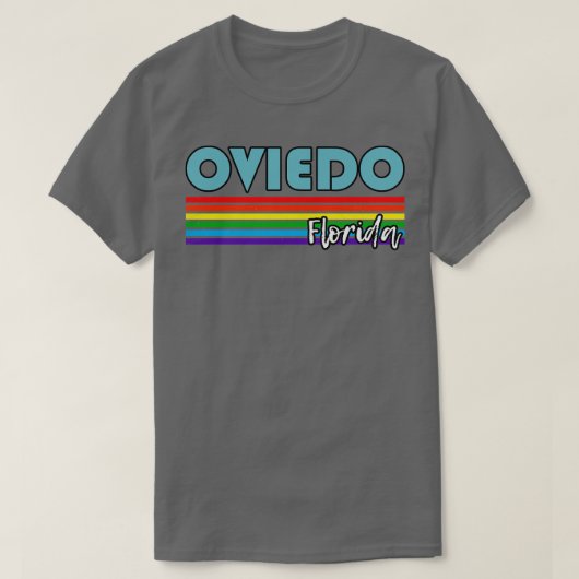 Oviedo Florida Pride Oviedo LGBT Gift LGBTQ Suppo T-shirt (Design voorkant)