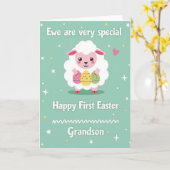 Ovine Star Pattern Holiday Card Kaart (Gele Bloem)